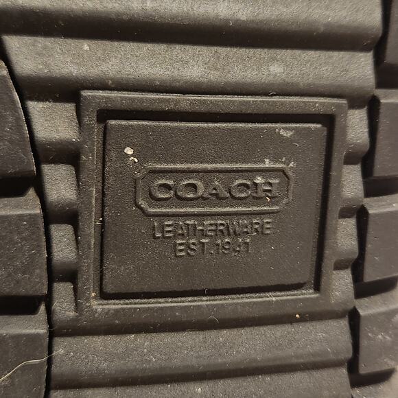 Coach Black Faux Fur Lined Quilted Boots Size 6 Women's Winter Snow Designer Y2K - Picture 10 of 11